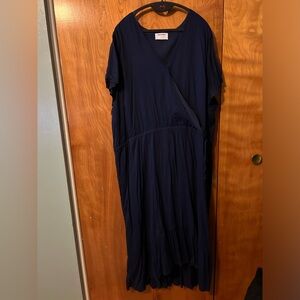Old Navy high low navy blue plus size dress
